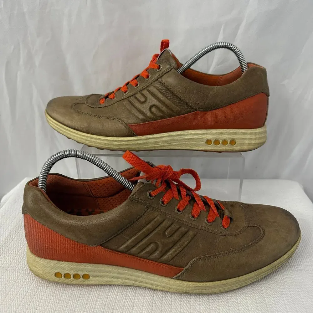 Ecco Street Evo One Hybrid Hydromax Golf Shoes Brown US 12